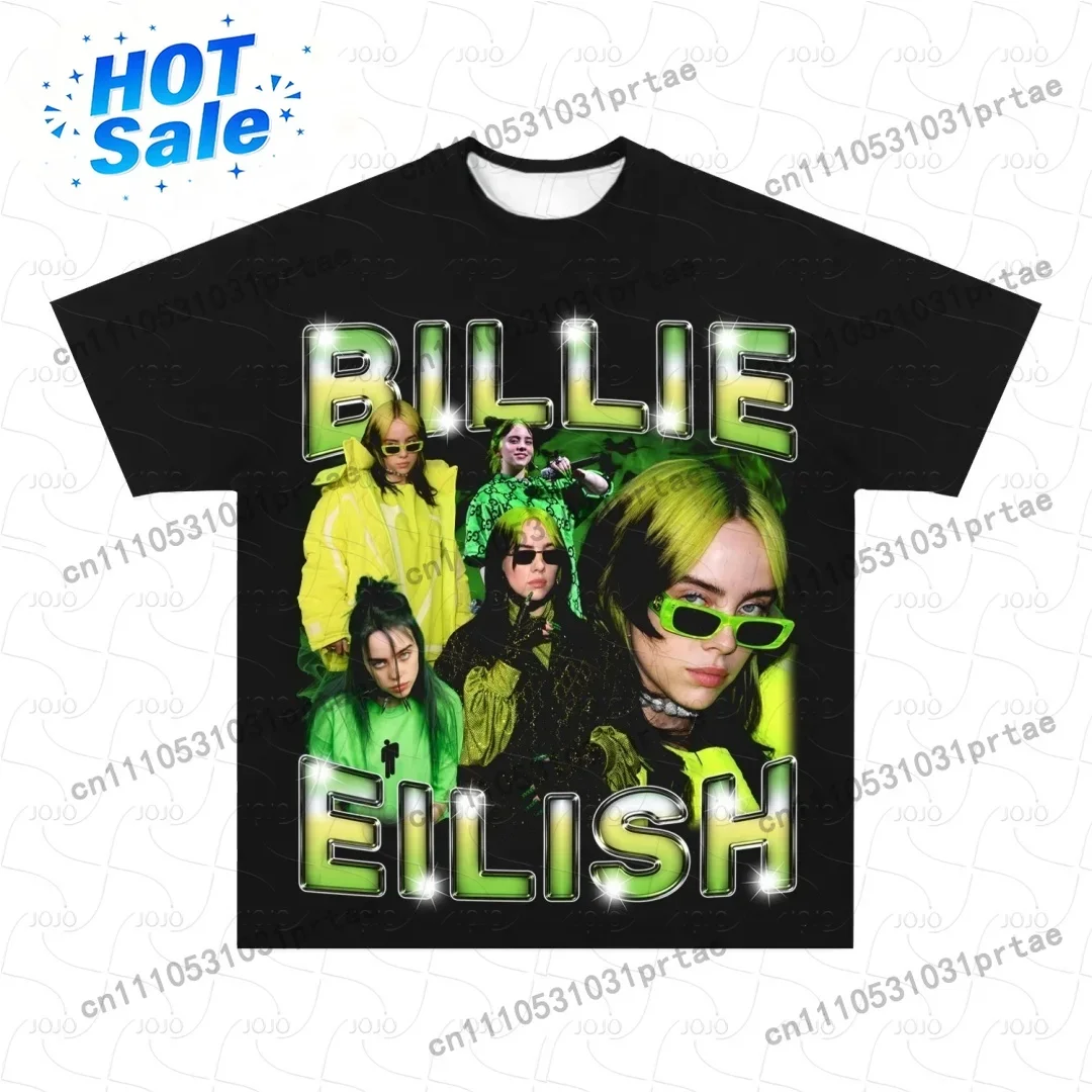 Mens Fashion Summer 2025 - Kaos Polos Billie Eilish Retro 2025