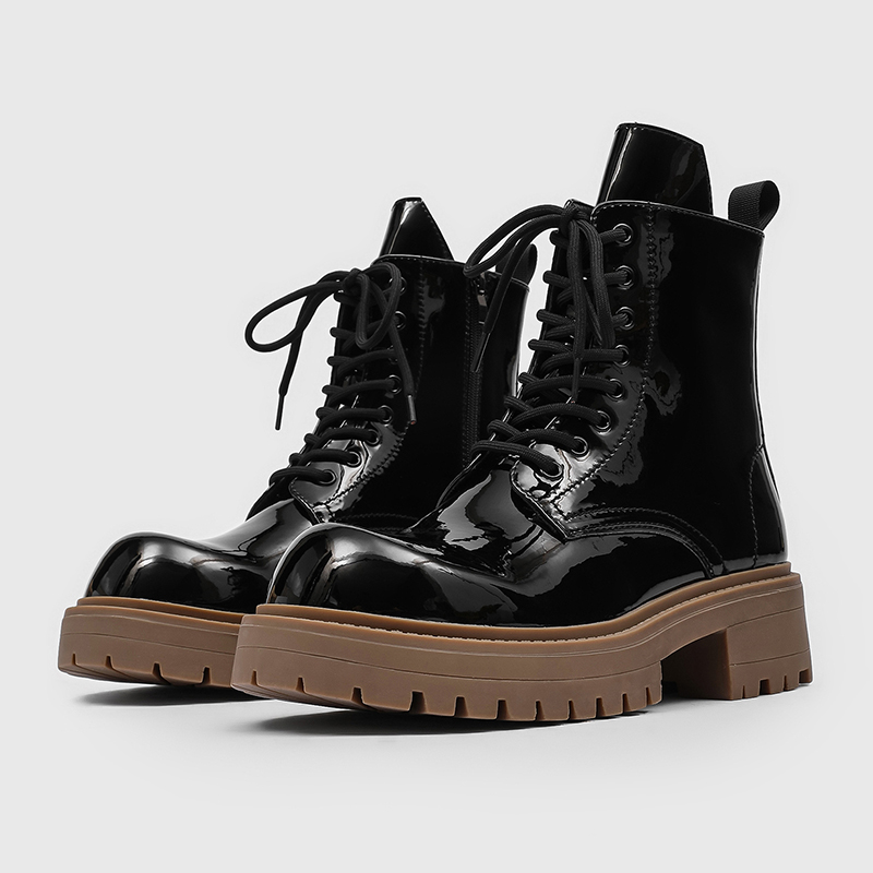 Mens Fashion Combat Boots - Sepatu Chelsea High-top Pria yang Modis