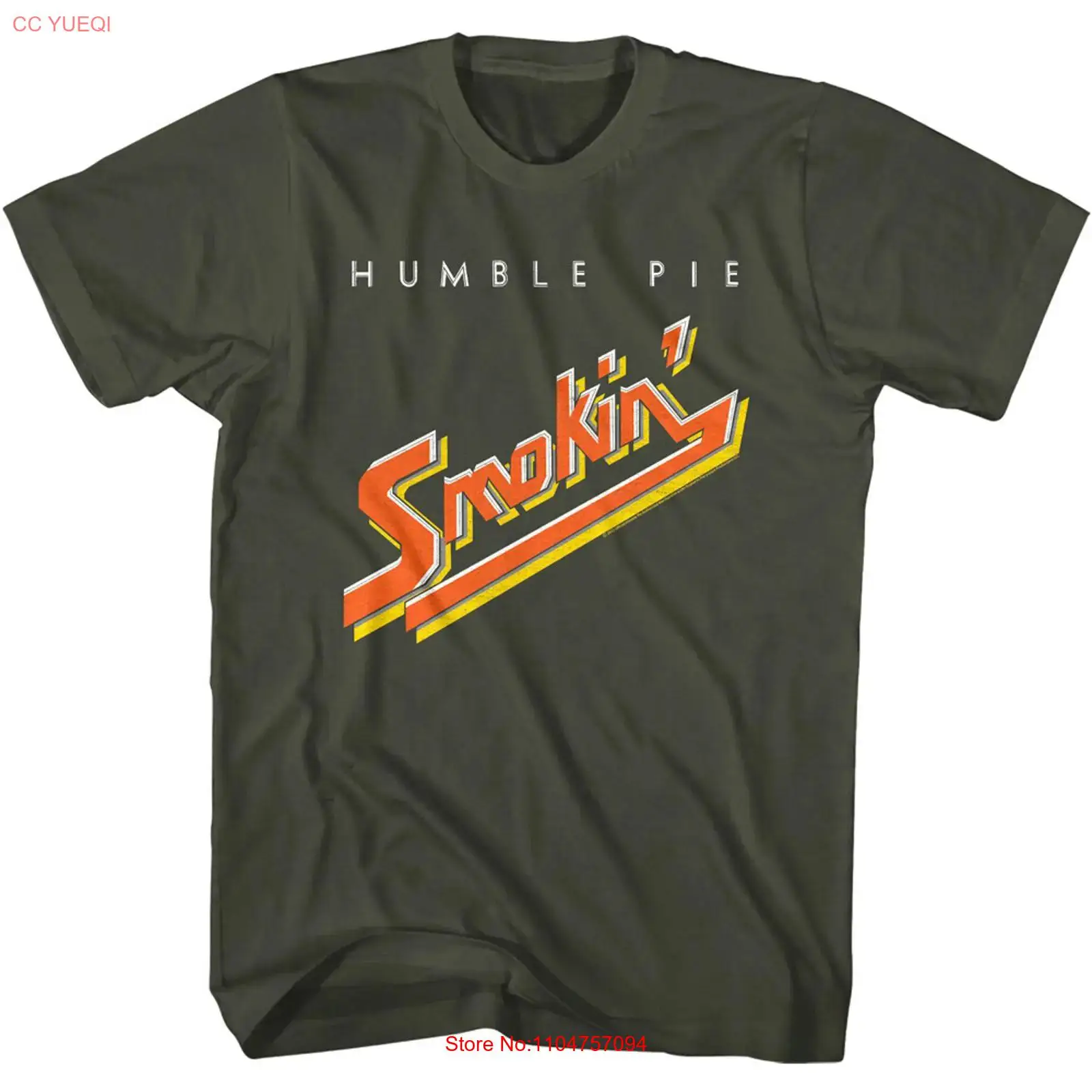 Men'S Fashion 1960S - Kaos Pria Humble Pie Smokin' 1960s