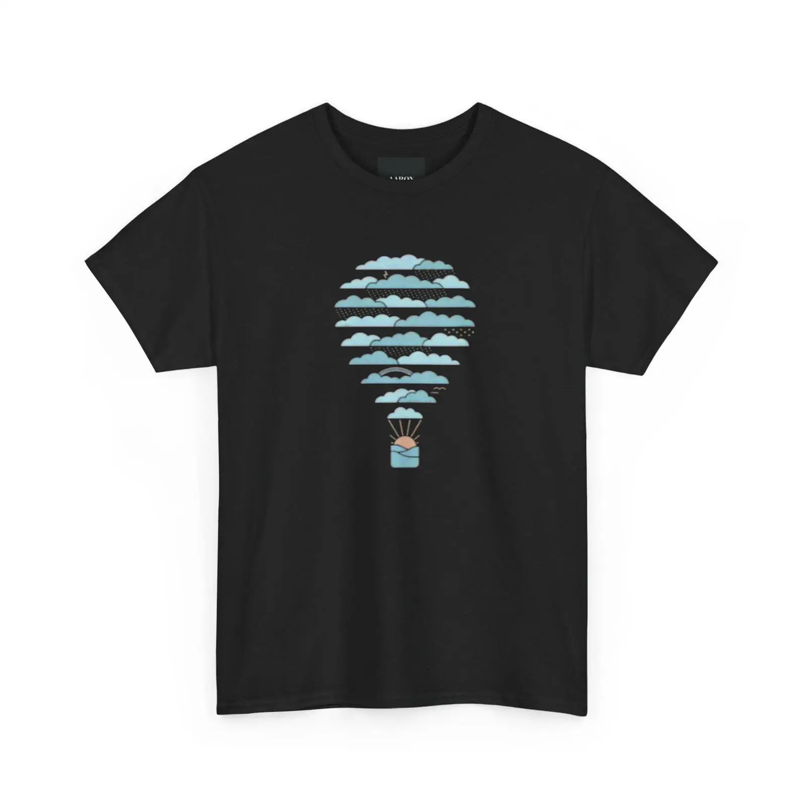 Men'S Fashion For Hot Weather - Kaos Balon Cuaca Petualangan Eksplorasi Udara