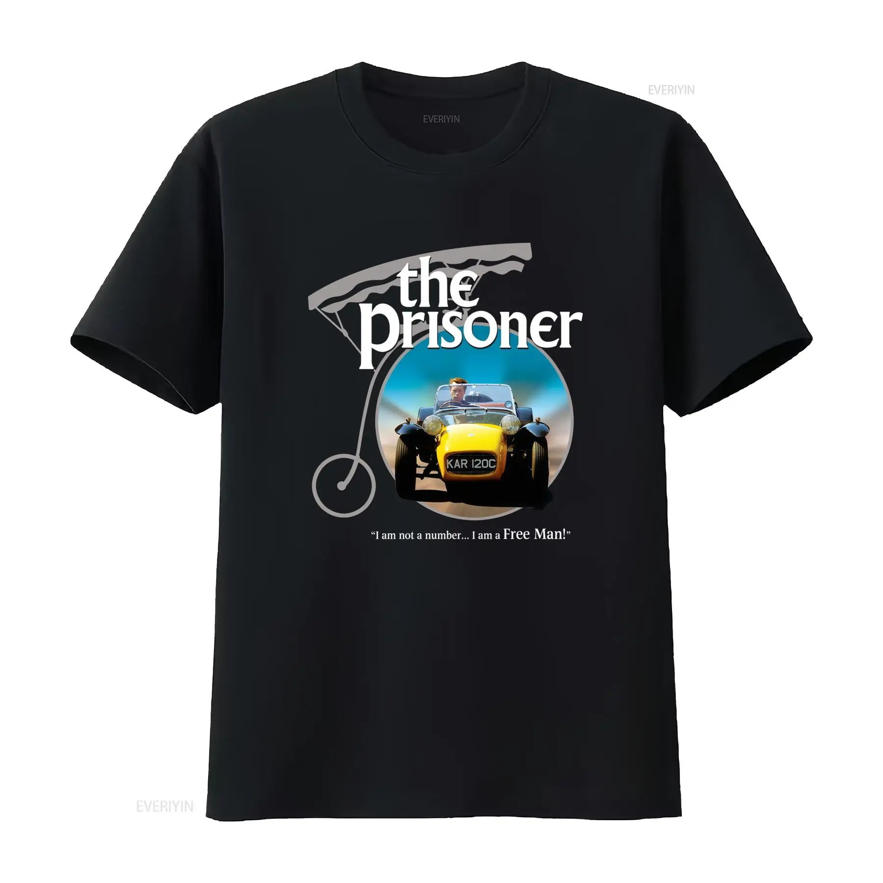 Men'S Fashion 1960S - Kaos Pria The Prisoner 1960s British