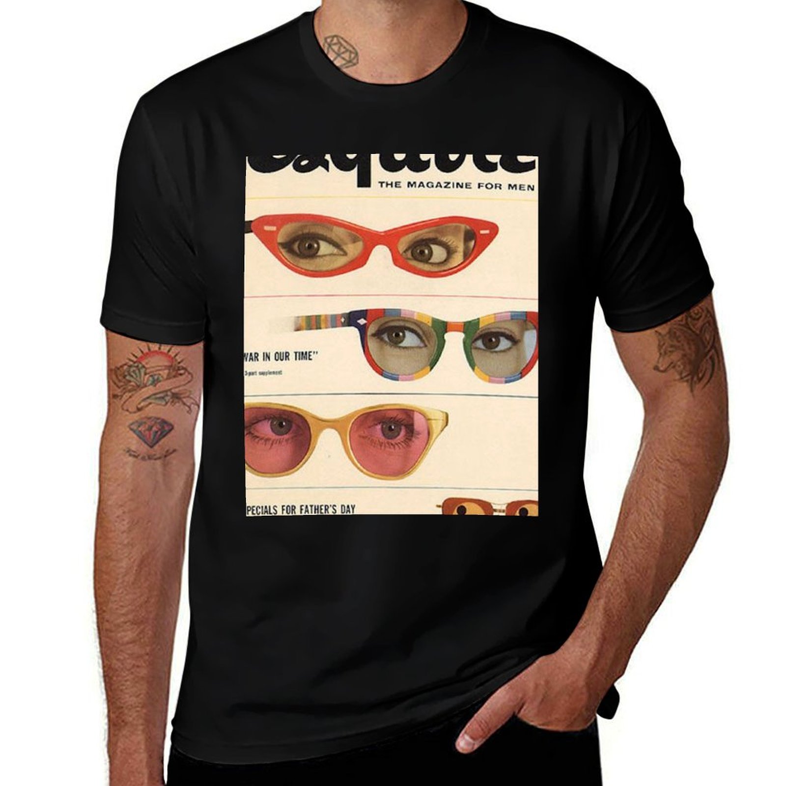 Men'S Fashion 1960S - Kacamata Hitam Edisi Majalah Esquire Tahun
