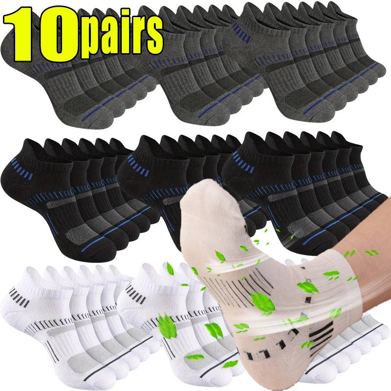 Socks Ankle Men - 1-10 Pasang Kaus Kaki Pria Berbahan