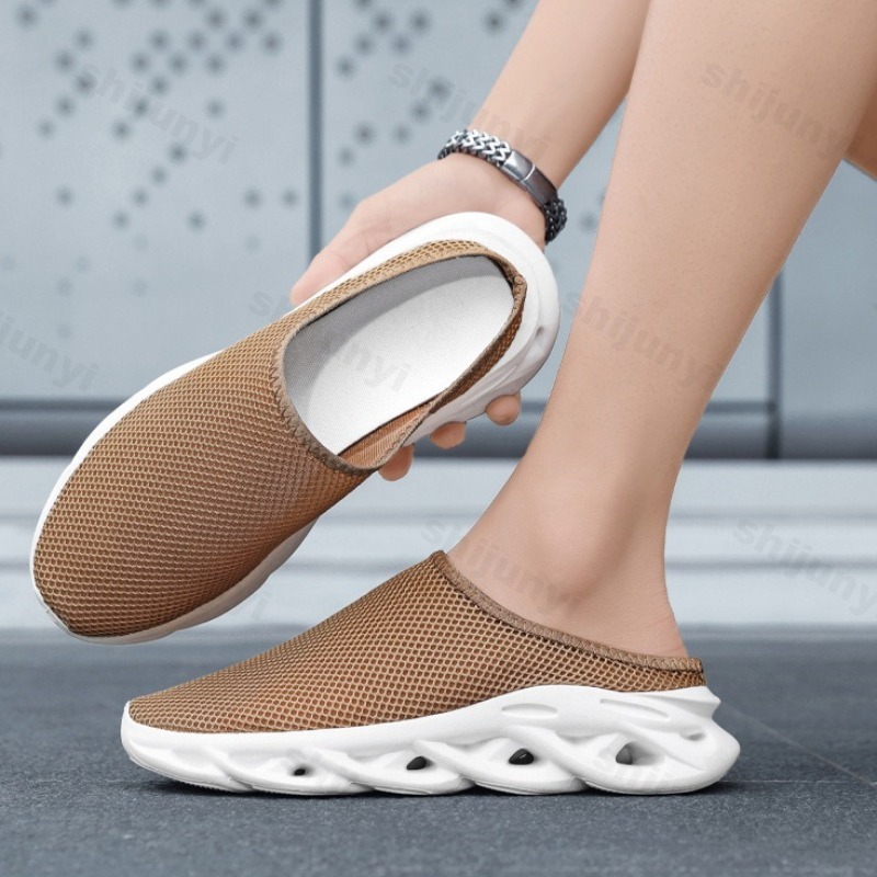 Mens Fashion Summer 2025 - Sandal Setengah Bersol Tebal Kasual Fashion