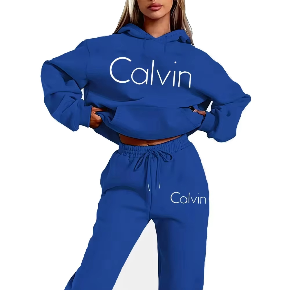 Streetwear Hoodie - Setelan Olahraga 2 Potong Hoodie Cetak