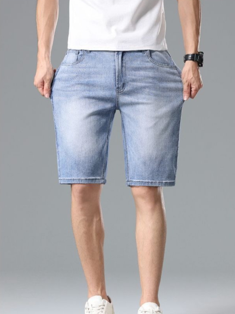 Men'S Fashion For Hot Weather - Celana Pendek Denim Pria Musim Panas,