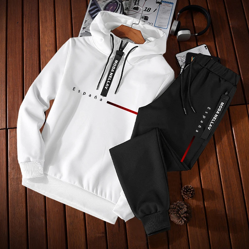 Streetwear Hoodie - Setelan Olahraga Pria 2026, Hoodie Setengah
