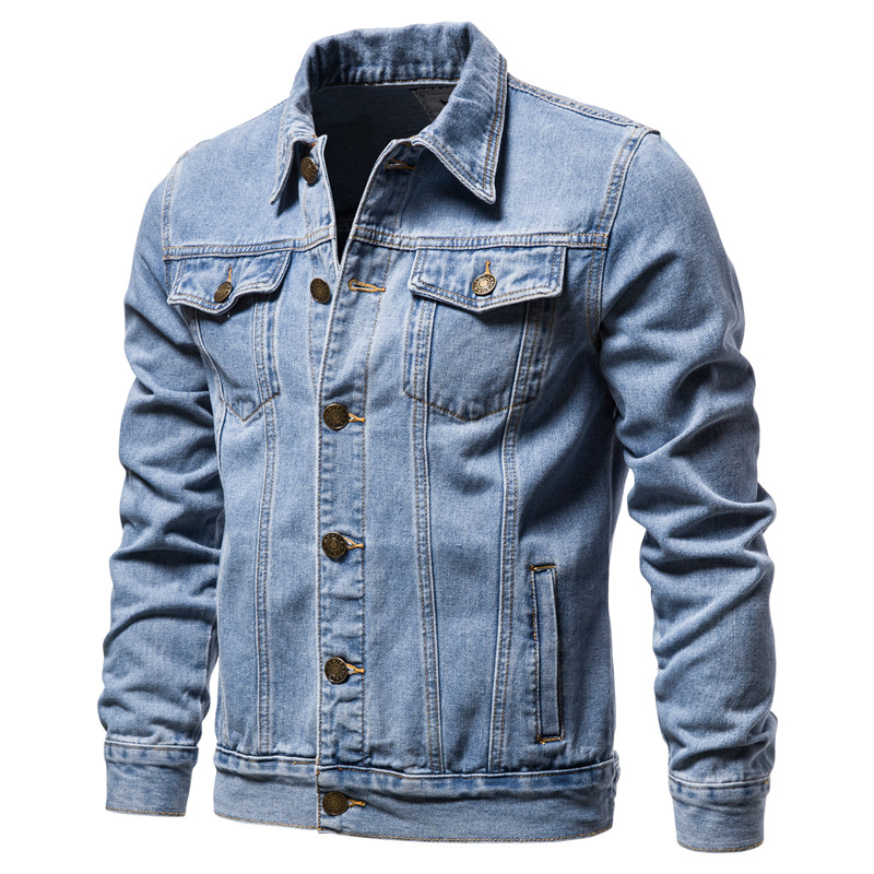 Mens Fashion Denim Jacket - Jaket Denim Pria Musim Gugur 2025