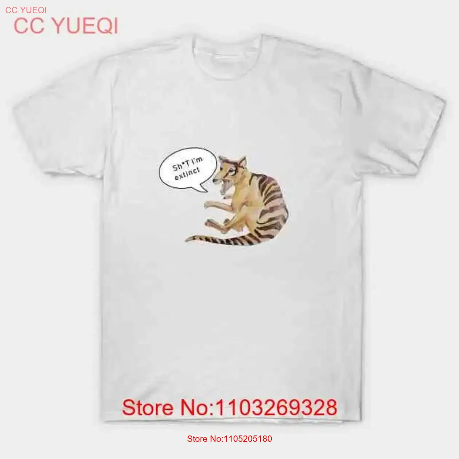 Mens Fashion Australia - Kaos Thylacine Buatan Australia S 5XL