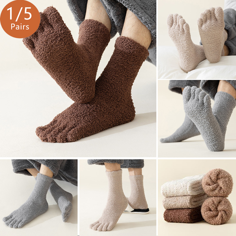 Socks Ankle Men - 1/5 Pasang Kaus Kaki Jari Kaki
