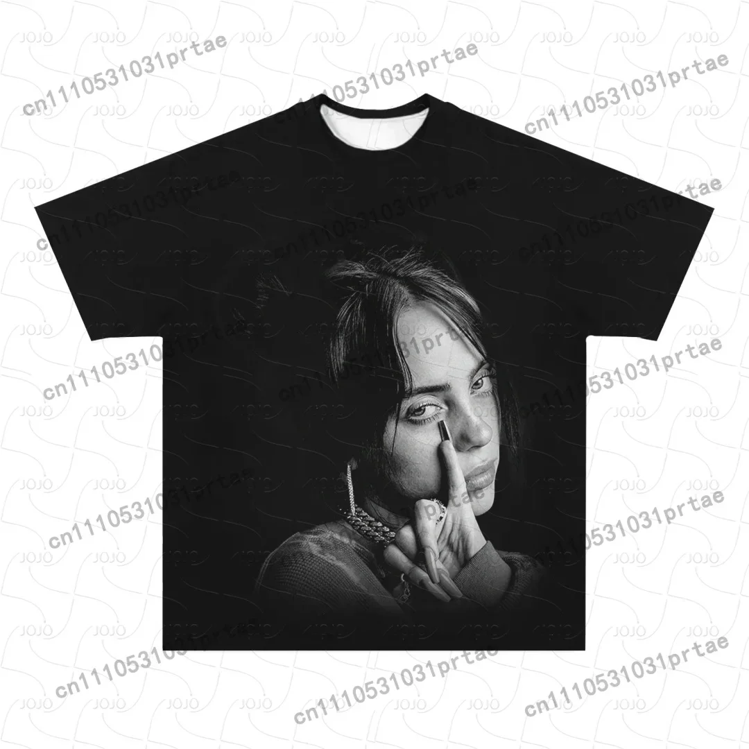 Kaos Polos Billie Eilish Retro - Mens Fashion Summer 2025 ulasan dan harga