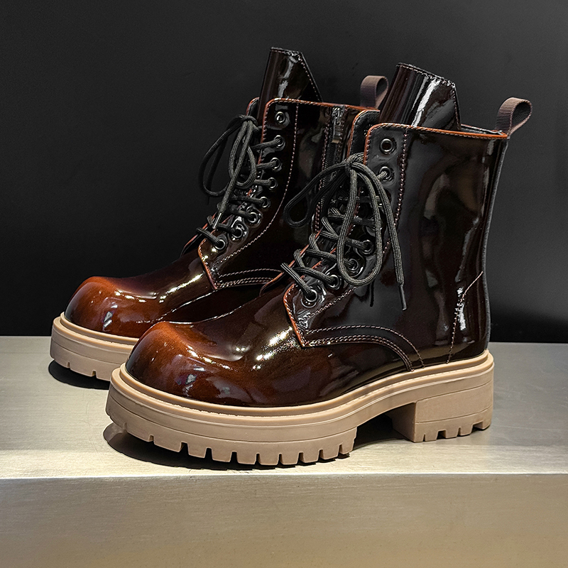 Sepatu Chelsea High-top Pria y - Mens Fashion Combat Boots ulasan dan harga