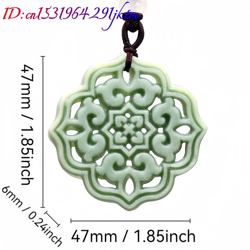 Kalung liontin bunga giok asli - Men'S Fashion Accessories ulasan dan harga