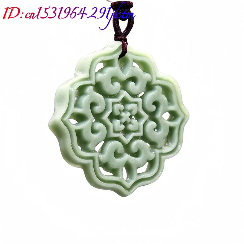 Kalung liontin bunga giok asli - Men'S Fashion Accessories ulasan dan harga