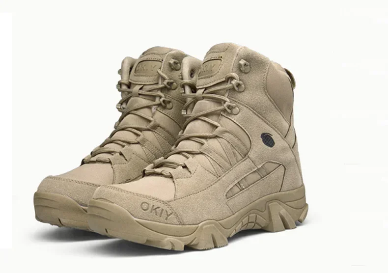 Sepatu Hiking Kulit Outdoor Pr - Mens Fashion Combat Boots ulasan dan harga