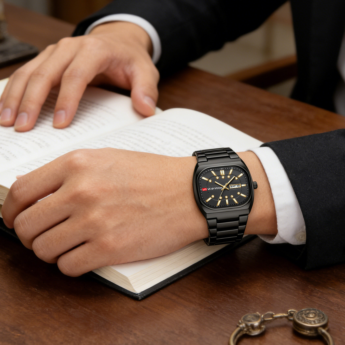 Jam Tangan Pria Quartz Desain  - Fashion Mens Watches ulasan dan harga