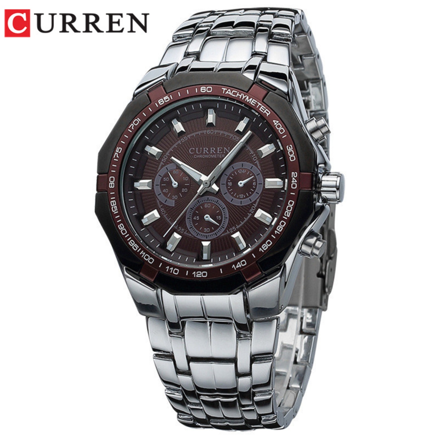 CURREN Jam Tangan Pria Olahrag - Fashion Mens Watches ulasan dan harga