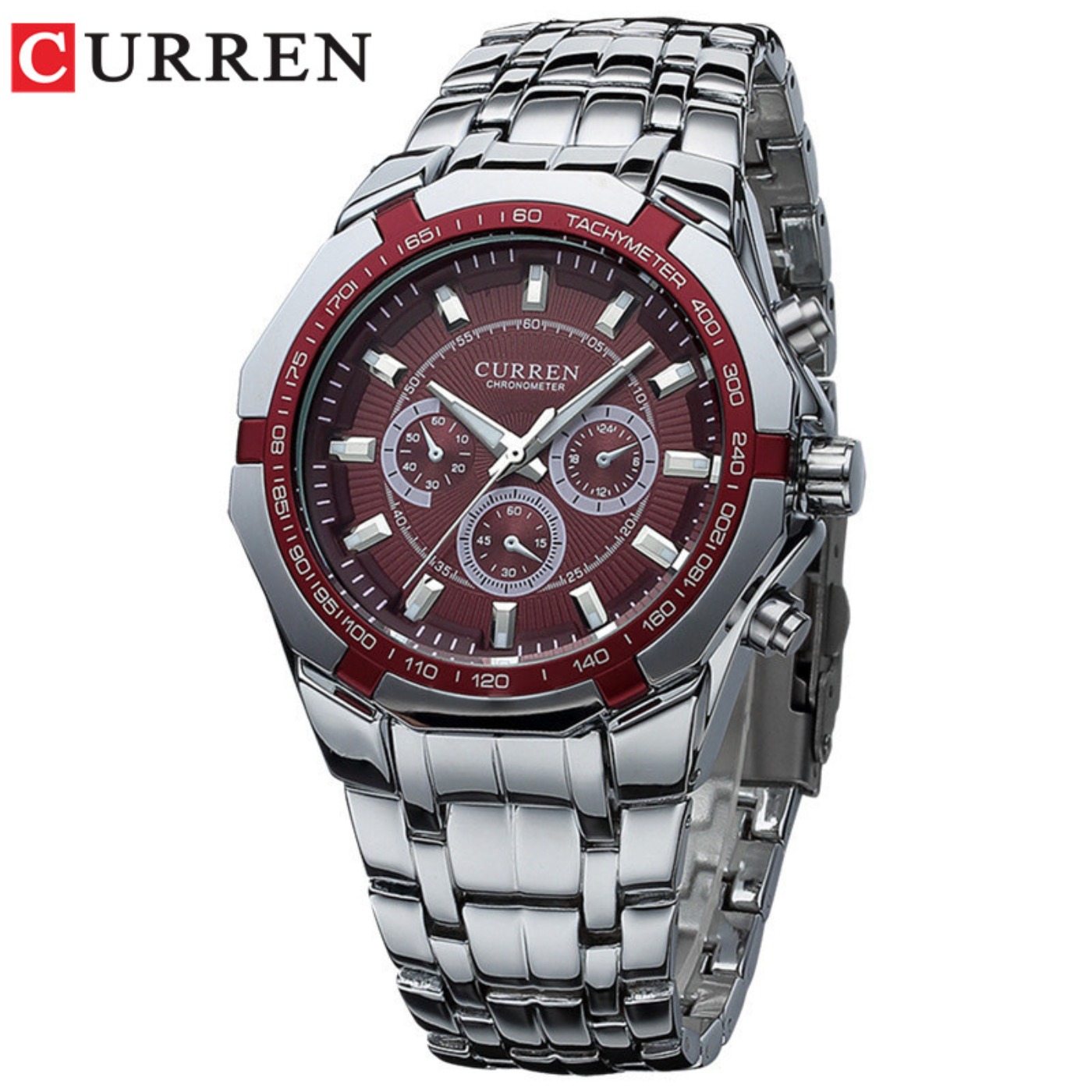 CURREN Jam Tangan Pria Olahrag - Fashion Mens Watches ulasan dan harga