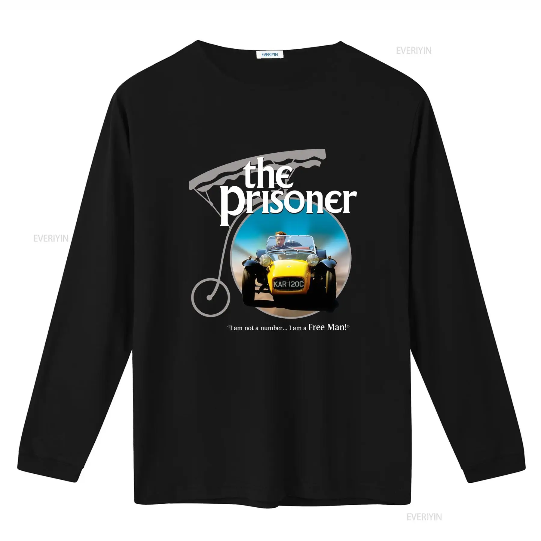 Kaos Pria The Prisoner 1960s B - Men'S Fashion 1960S ulasan dan harga