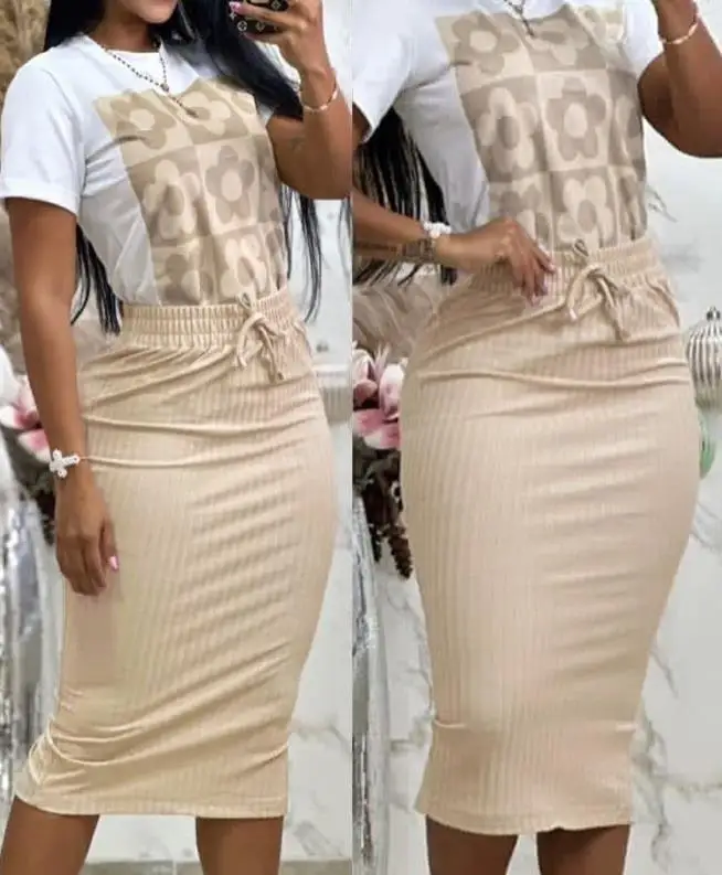 Set Atasan & Rok Celah Serut G - Mens Fashion Summer 2025 ulasan dan harga