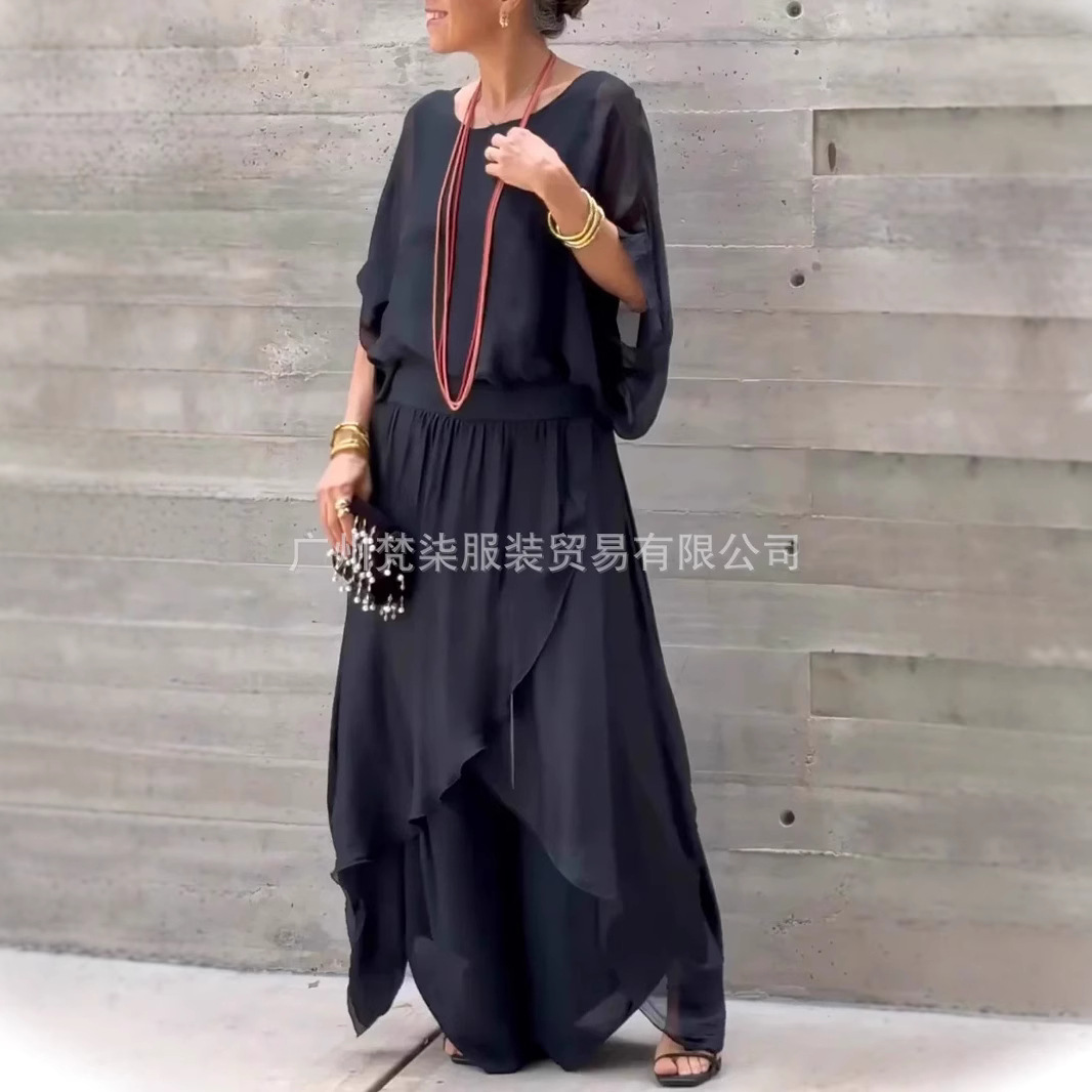 Set Sifon 2 Potong Longgar Tre - Mens Fashion Summer 2025 ulasan dan harga