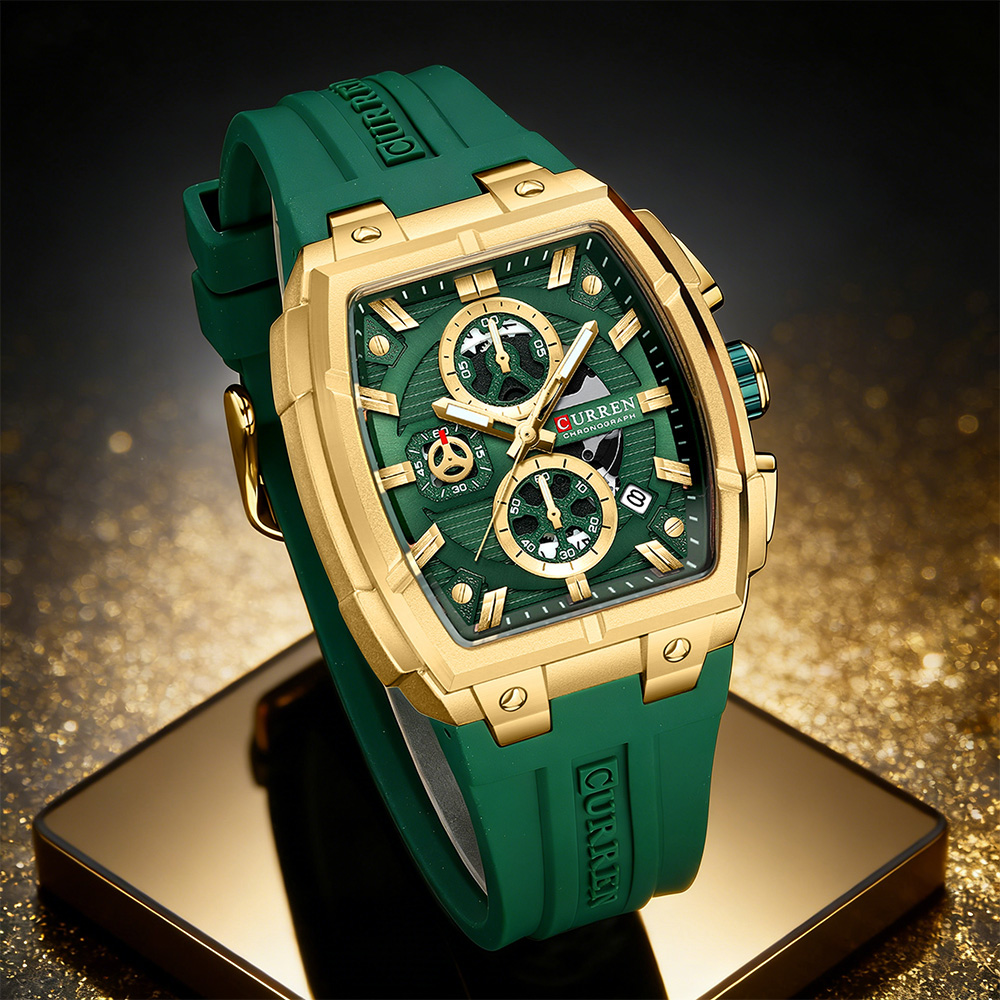 Jam Tangan Mewah Vintage CURRE - Fashion Mens Watches ulasan dan harga