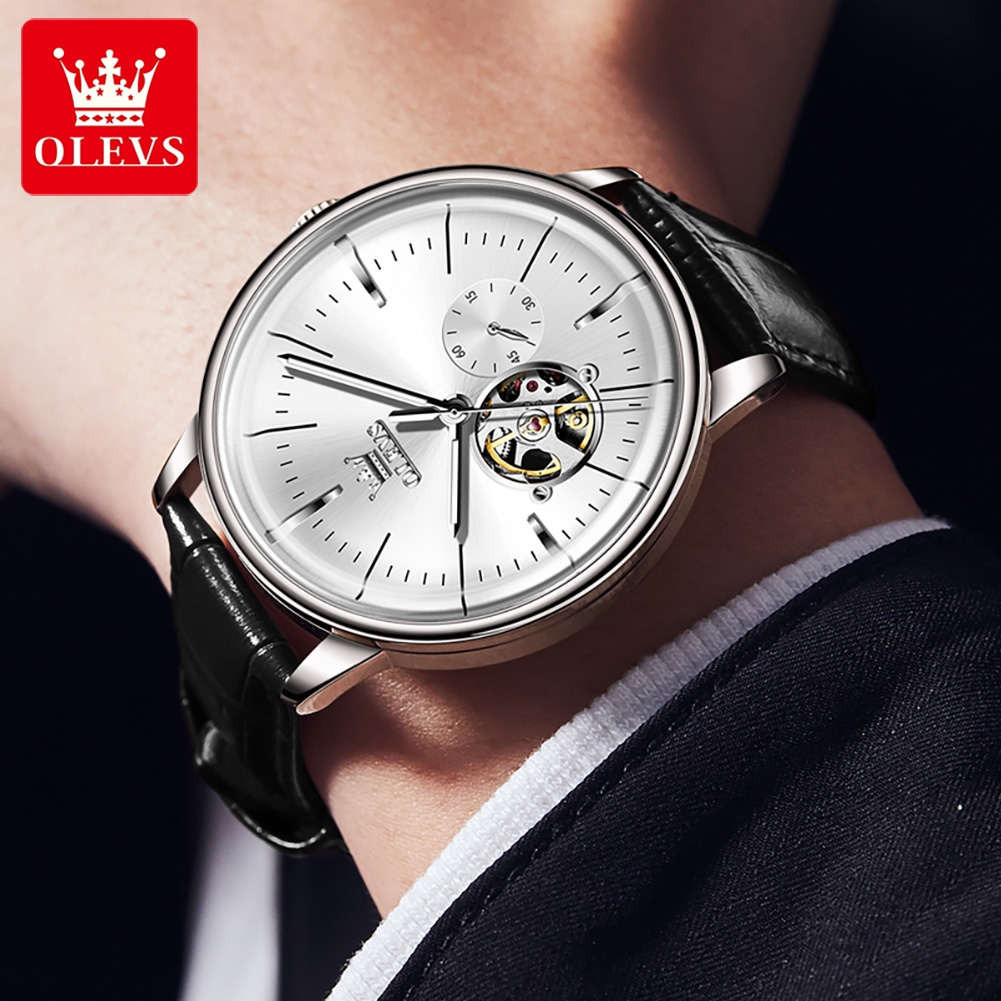 OLEVS 6708 Jam Tangan Pria Fas - Fashion Mens Watches ulasan dan harga