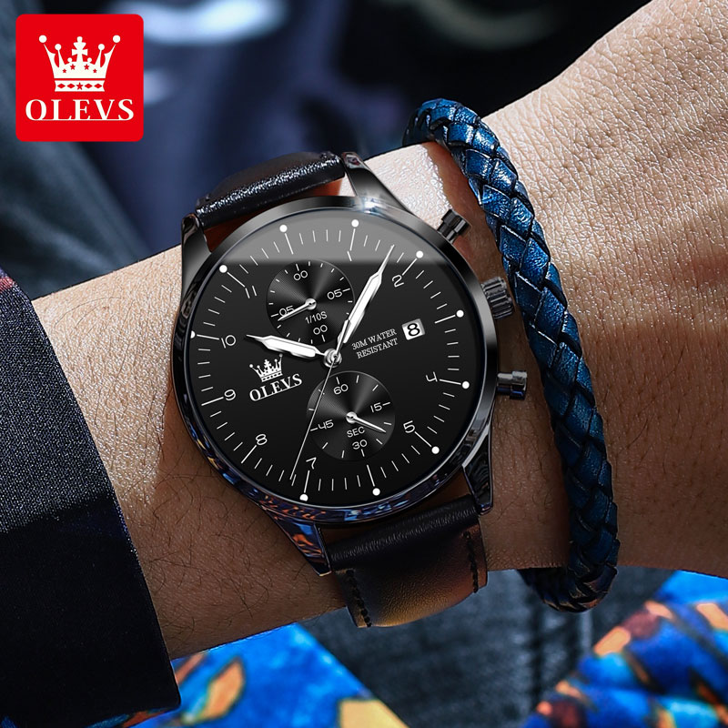 OLEVS 2880 Jam Tangan Pria Kas - Fashion Mens Watches ulasan dan harga