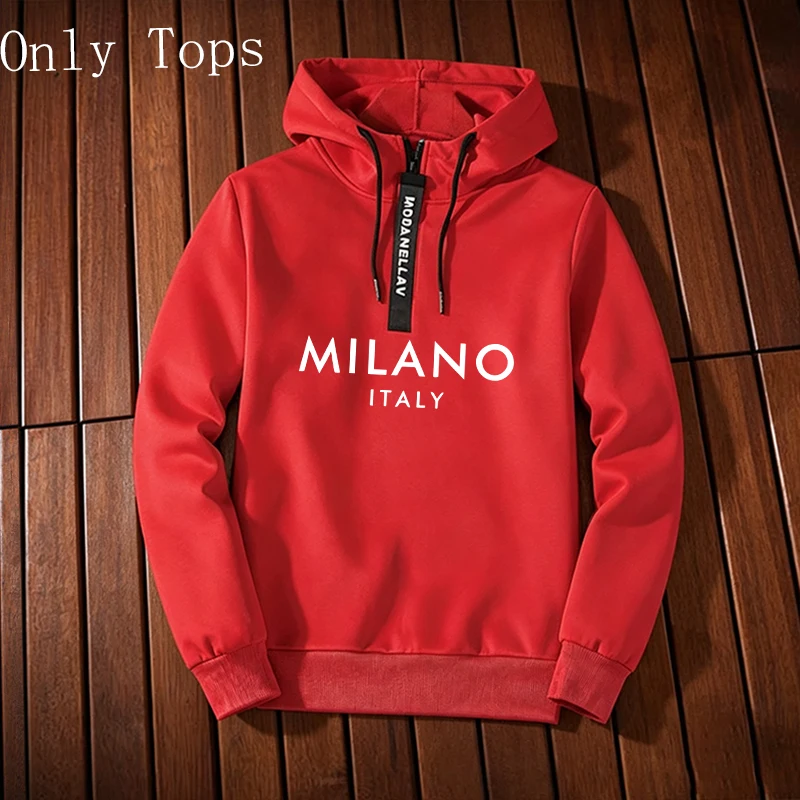 Setelan Olahraga Pria, Hoodie  - Streetwear Hoodie ulasan dan harga