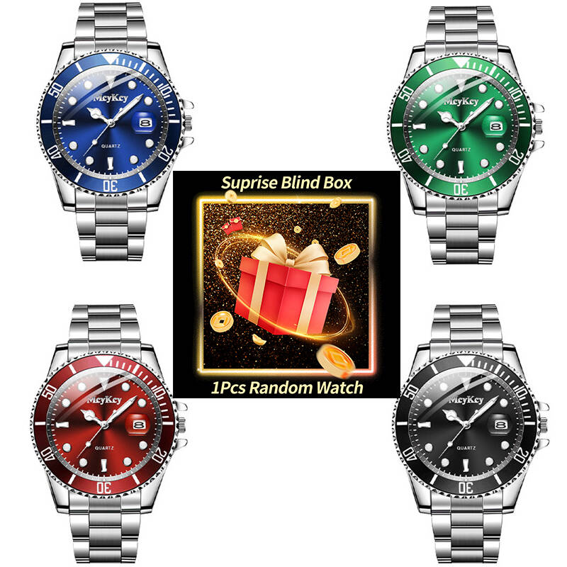 1 Buah Jam Tangan Misteri Keju - Fashion Mens Watches ulasan dan harga