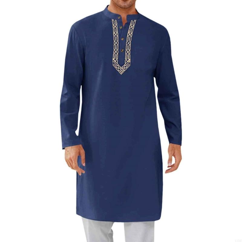 Y3NE Pria Longgar Muslim Jubah - Men'S Fashion For Hot Weather ulasan dan harga