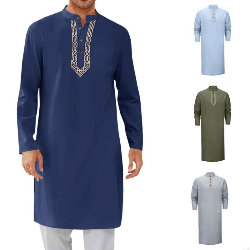 Y3NE Pria Longgar Muslim Jubah - Men'S Fashion For Hot Weather ulasan dan harga
