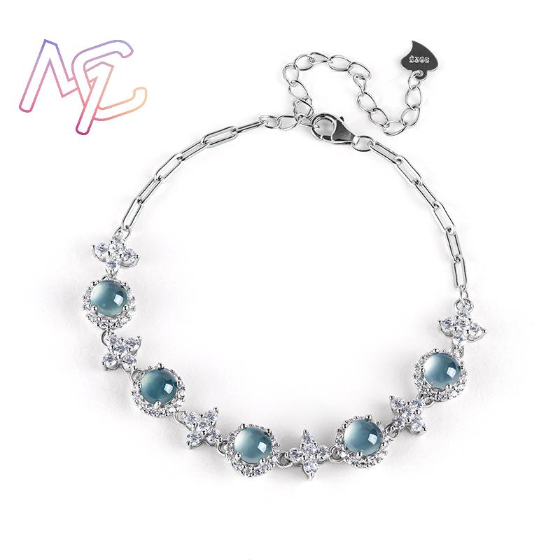 Gelang Giok Biru Myanmar Batu  - Men'S Fashion Accessories ulasan dan harga