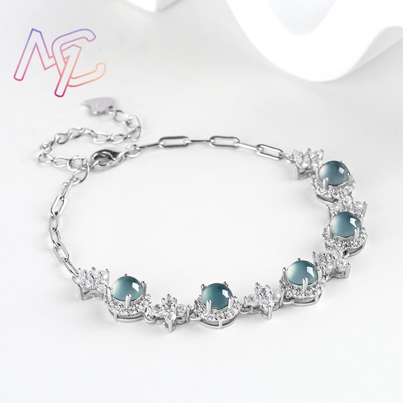 Gelang Giok Biru Myanmar Batu  - Men'S Fashion Accessories ulasan dan harga