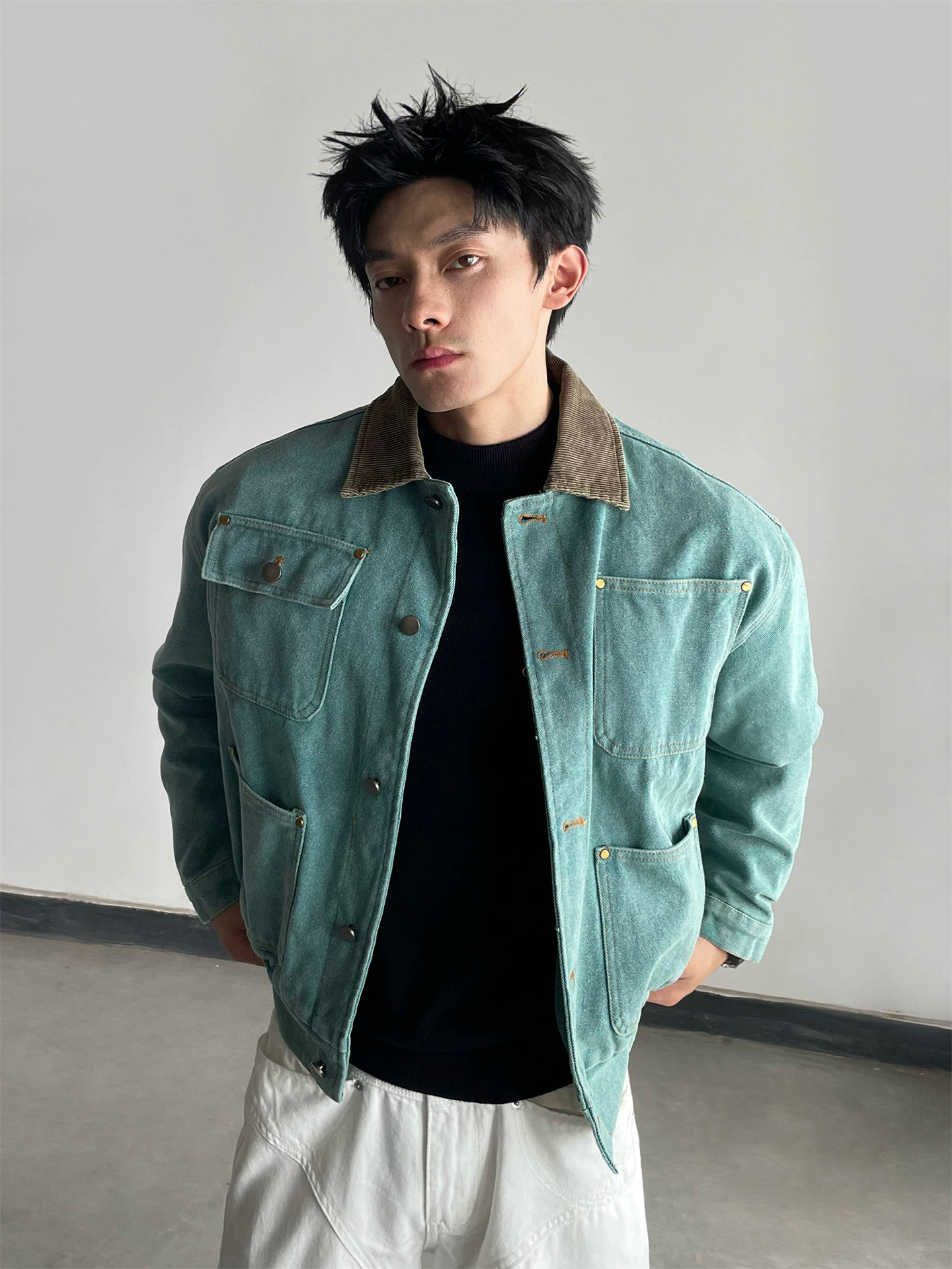 Jaket Denim Vintage Baru Musim - Mens Fashion Denim Jacket ulasan dan harga