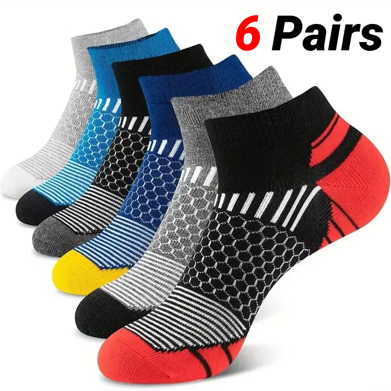 6 Pasang Kaus Kaki Olahraga Pe - Socks Ankle Men ulasan dan harga