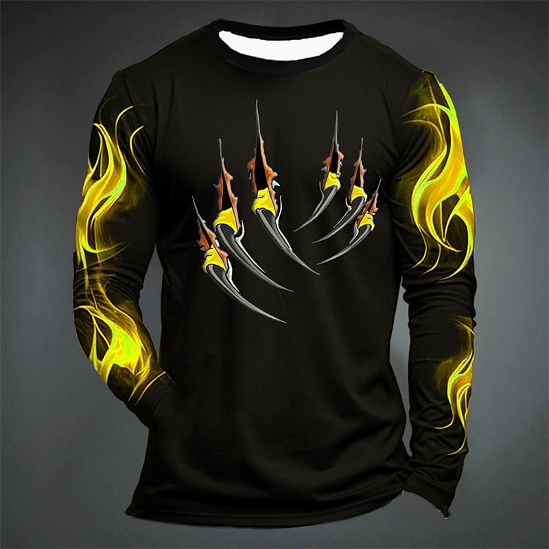 Kaos Oblong Pria Motif Harimau - Men'S Fashion Y2K ulasan dan harga