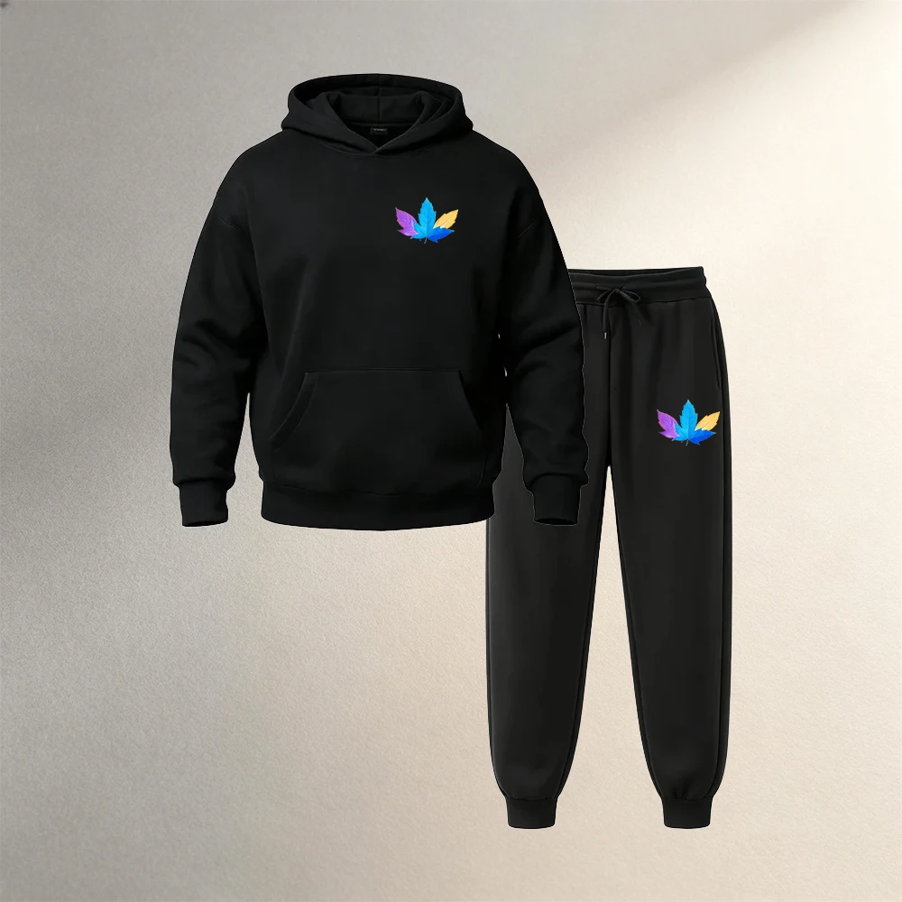 Setelan Pakaian Pria Pullover  - Streetwear Hoodie ulasan dan harga