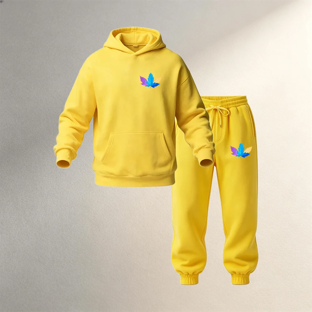 Setelan Pakaian Pria Pullover  - Streetwear Hoodie ulasan dan harga