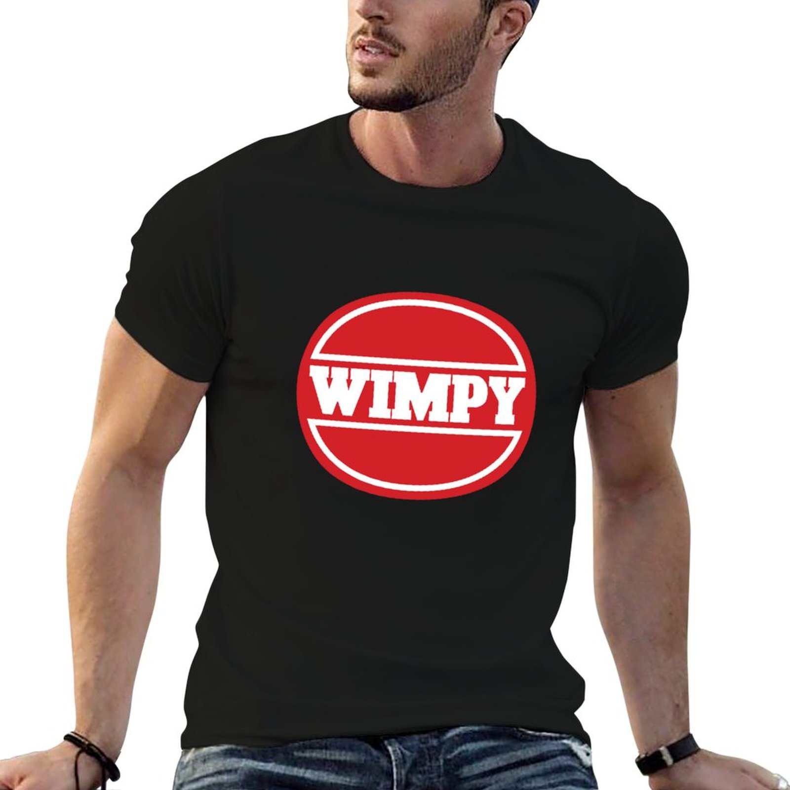 Kaos Bermerek Wimpy' (1960-an  - Men'S Fashion 1960S ulasan dan harga