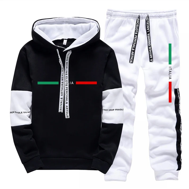 2026 Setelan Olahraga Pria den - Streetwear Hoodie ulasan dan harga