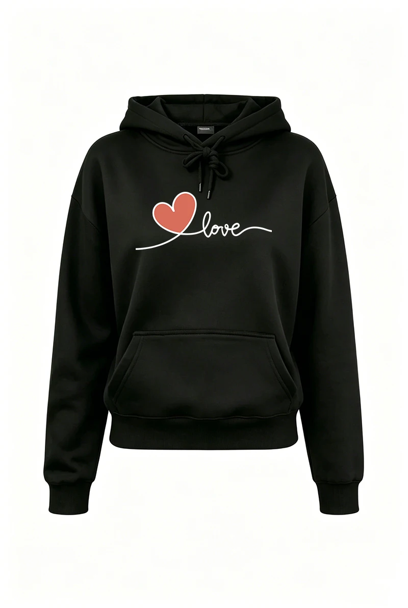 Setelan Olahraga Wanita Motif  - Streetwear Hoodie ulasan dan harga