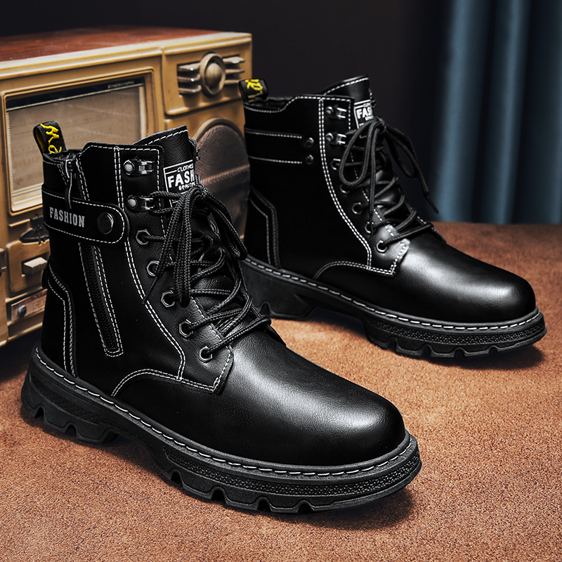 Sepatu Pria Fashion, Sepatu Bo - Mens Fashion Combat Boots ulasan dan harga