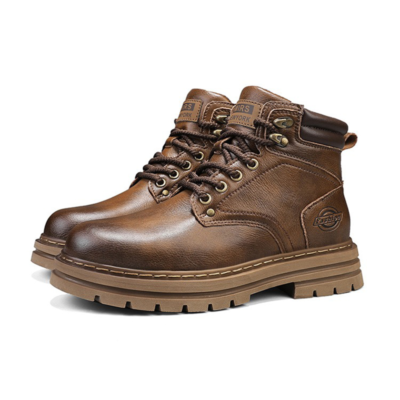 Sepatu Bot Kerja Pria Model Vi - Mens Fashion Combat Boots ulasan dan harga