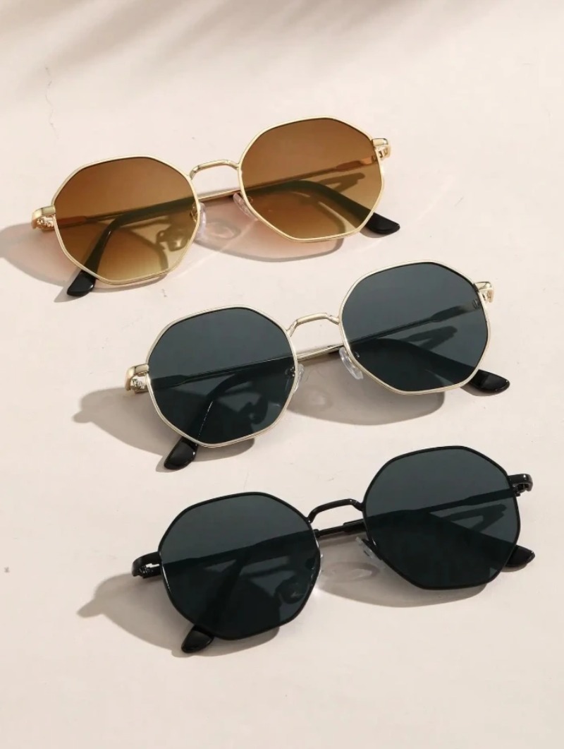 1/3 Buah Kacamata Hitam Bingka - Men'S Fashion Round Glasses ulasan dan harga