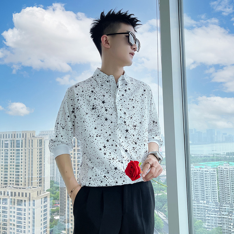 Kemeja Pria Motif Bunga Artist - Men'S Fashion For Hot Weather ulasan dan harga