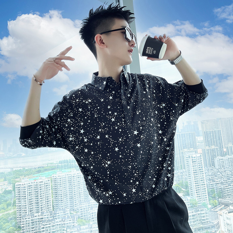 Kemeja Pria Motif Bunga Artist - Men'S Fashion For Hot Weather ulasan dan harga