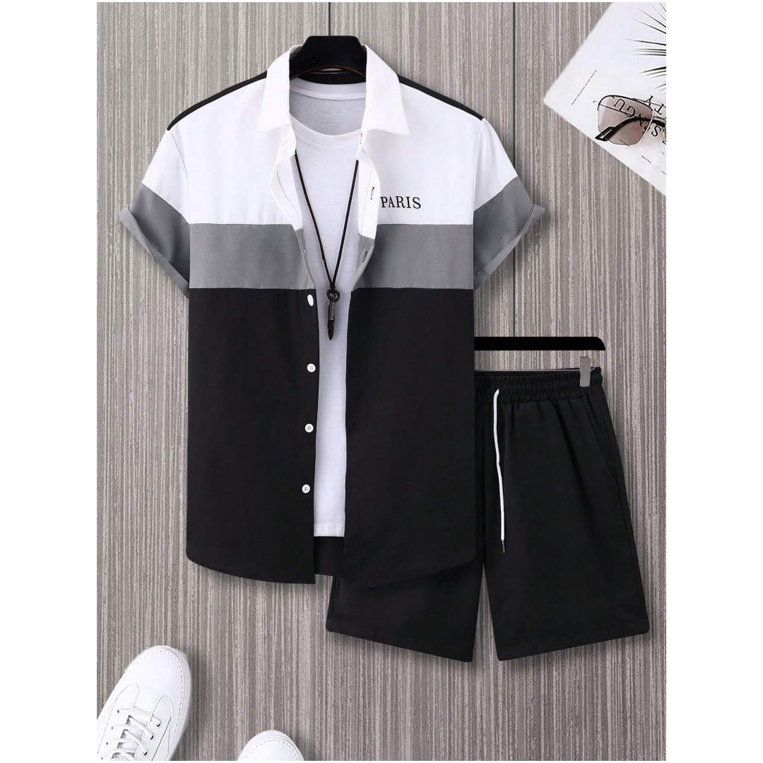 Setelan Fashion Pria Warna Bir - Men'S Fashion Y2K ulasan dan harga