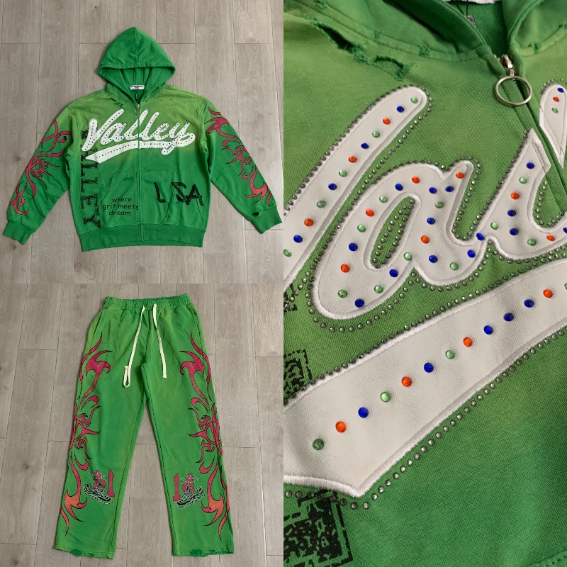 Setelan 2-Potong Vale untuk Pr - Streetwear Hoodie ulasan dan harga