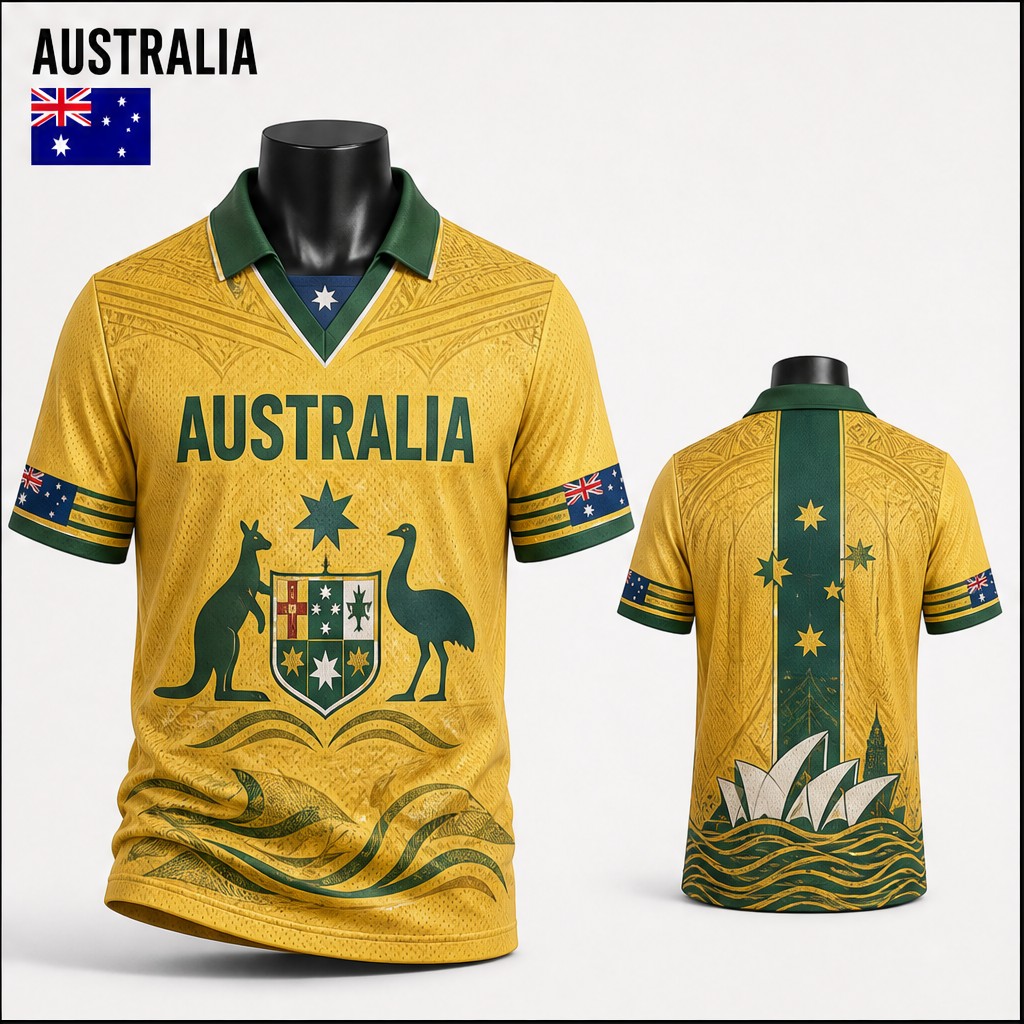Kaos Pria Australia Kangaroo S - Mens Fashion Australia ulasan dan harga